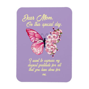 Beautiful Butterflies Personalized Mother's Day  Magnet