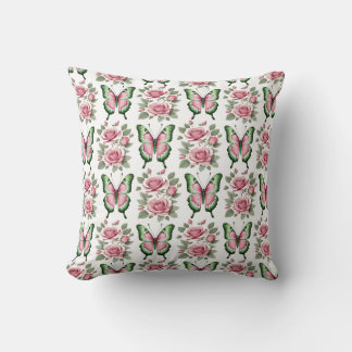 Beautiful Butterflies Throw Pillow