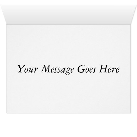 beautiful butterflies & wattle horizontal card (Inside Horizontal (Bottom))