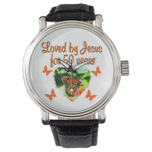 BEAUTIFUL BUTTERFLY 50TH BIRTHDAY DESIGN WATCH