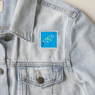 Beautiful Butterfly Agender Pride Patch