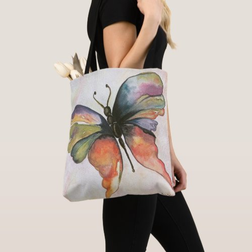 Beautiful Butterfly All_Over_Print Shoulder Tote