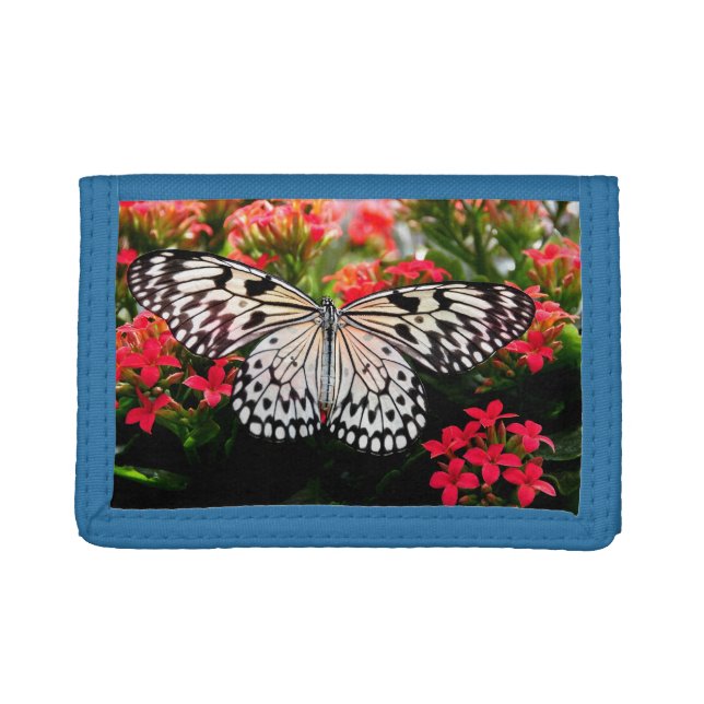 Beautiful Butterfly And Flowers Photo Wallet (Front)