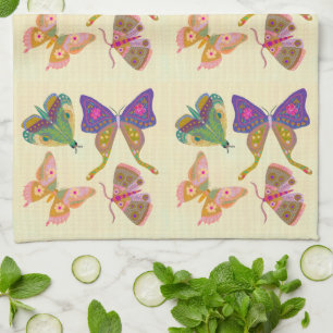 Beautiful Butterfly and Moth Kitchen Towel