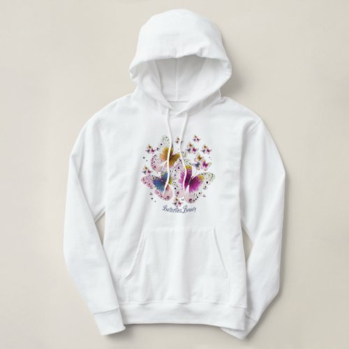 Beautiful Butterfly Art Hoodie