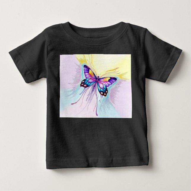 Beautiful Butterfly Baby T-Shirt (Front)