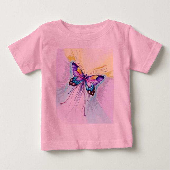 Beautiful Butterfly Baby T-Shirt (Front)