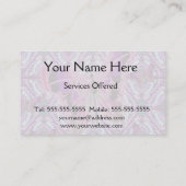 Beautiful Butterfly Business Card (Back)