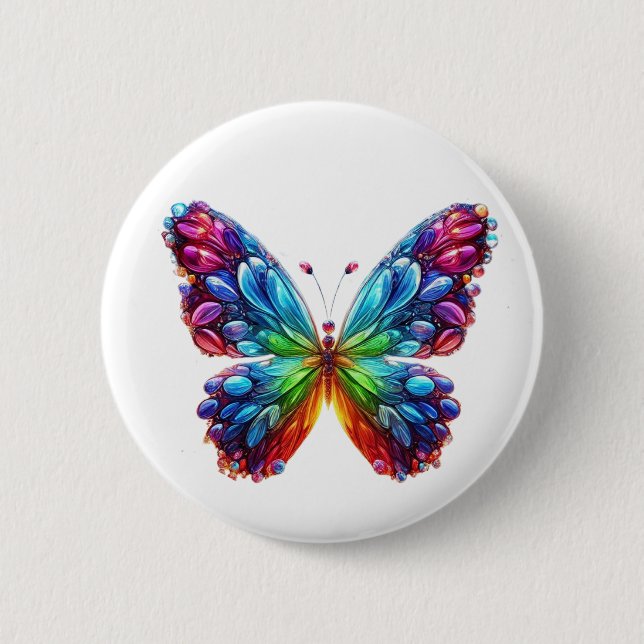 Beautiful Butterfly Button (Front)