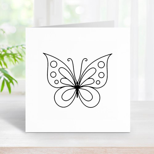 Beautiful Butterfly _ Color Me Rubber Stamp