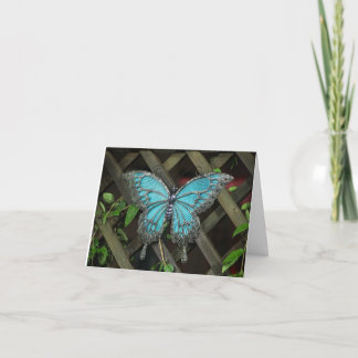 BEAUTIFUL BUTTERFLY CONGRATS ON ENGAGEMENT CARD