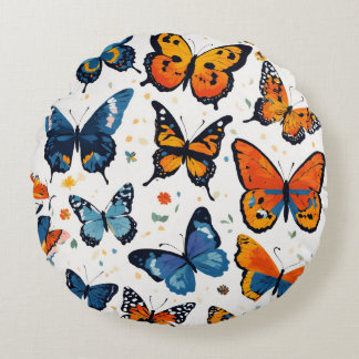 Beautiful butterfly design pillow