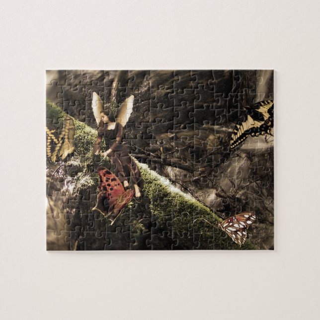 Beautiful Butterfly Fairy Puzzle (Horizontal)