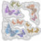 Beautiful butterfly floral swirl insects