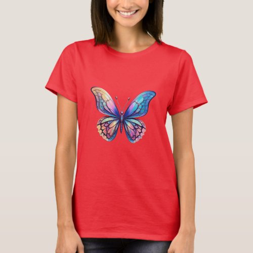 beautiful butterfly graphic design T_Shirt