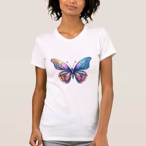 beautiful butterfly graphic design T_Shirt