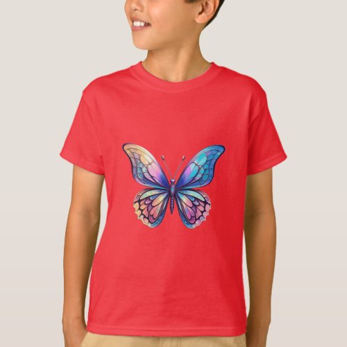 beautiful butterfly graphic design T_Shirt