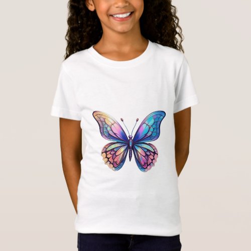 beautiful butterfly graphic design T_Shirt