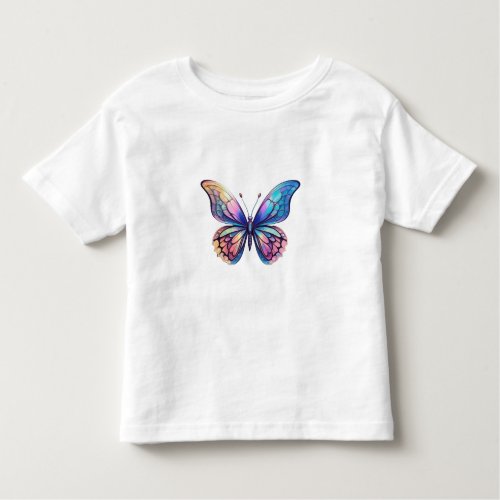 beautiful butterfly graphic design toddler t_shirt