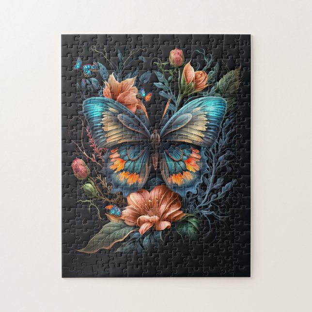 Beautiful Butterfly Illustration Jigsaw Puzzle (Vertical)