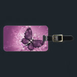 Beautiful Butterfly Luggage Tag<br><div class="desc">Pink and purple beauty</div>