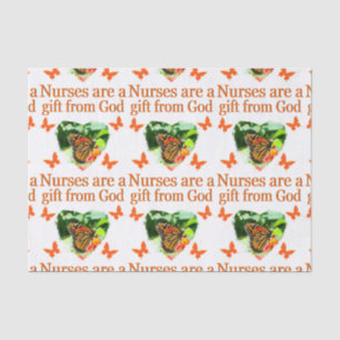 BEAUTIFUL BUTTERFLY NURSING DESIGN TISSUE PAPER