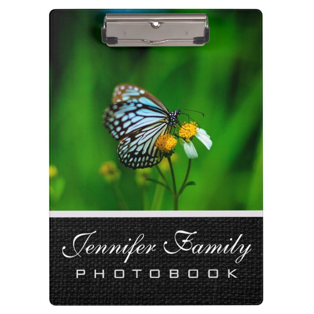 Beautiful Butterfly on a flower Clipboard (Front)