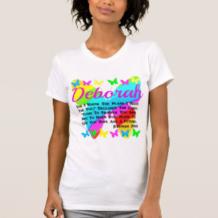 BEAUTIFUL BUTTERFLY PERSONALIZED JEREMIAH 29:11 T-Shirt