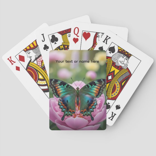 Beautiful Butterfly Playing Cards - Multiple games (Back)
