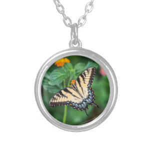 Beautiful Butterfly Silver Plated Necklace