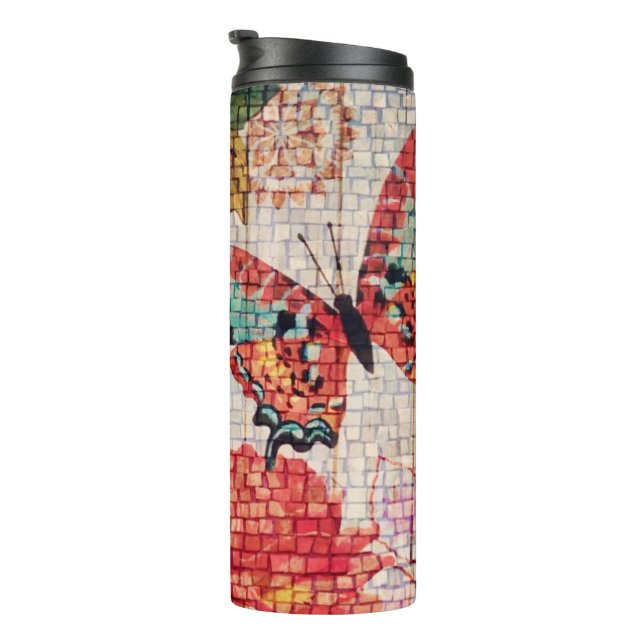 Beautiful Butterfly Thermal Tumbler (Rotated Right)