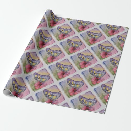BEAUTIFUL BUTTERFLY WRAPPING PAPER