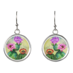 Beautiful Cactus Earrings