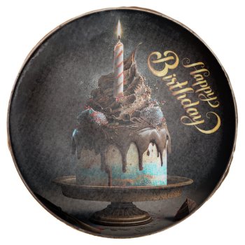 Beautiful Cake Happy Birthday Gifts Love Chocolate Covered Oreo by nonstopshop at Zazzle