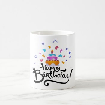 Beautiful Cake Happy Birthday Gifts Love  Coffee Mug by nonstopshop at Zazzle