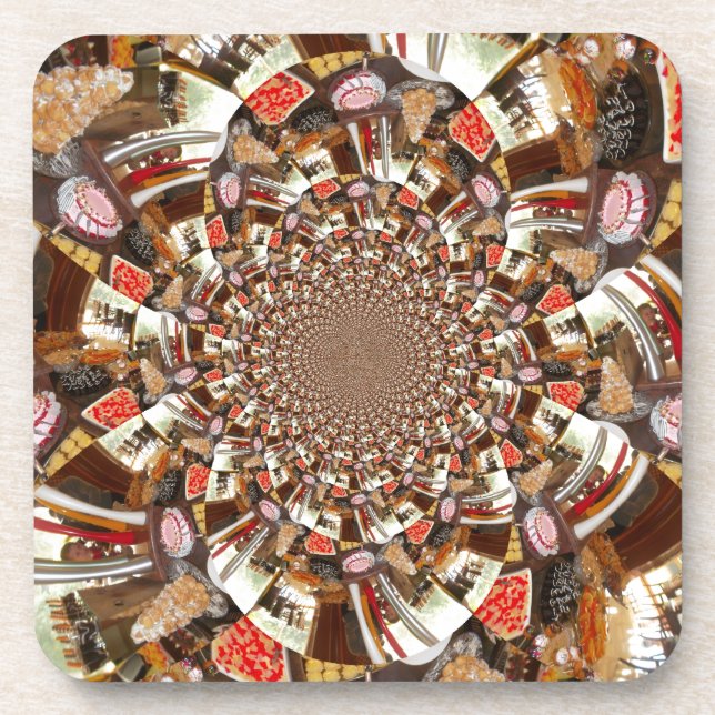 Beautiful Cakes and Desserts Beverage Coaster (Front)
