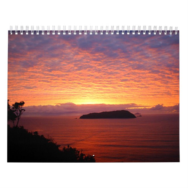 Beautiful Calendar Oceans Sunsets (Cover)