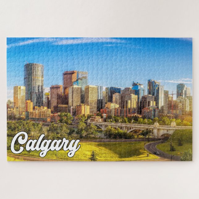 Beautiful Calgary, Alberta, Canada Jigsaw Puzzle (Horizontal)