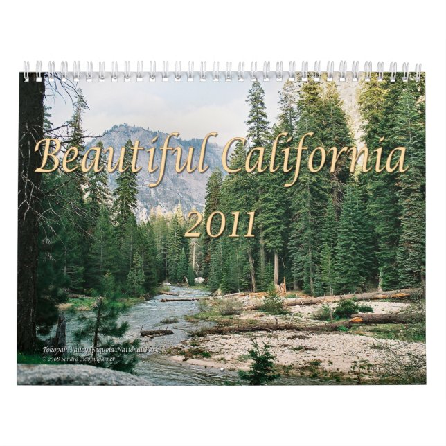 Beautiful California 2011 Calendar (Cover)