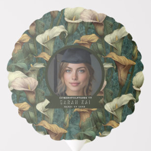 Beautiful Calla Lilies Wildflower College Grad Balloon