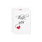 Beautiful Calligraphy Red Heart Wedding Thank You
