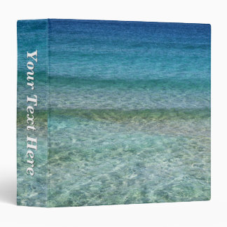 Beautiful Calm Caribbean Sea 3 Ring Binder
