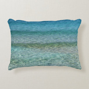 Beautiful Calm Caribbean Sea Accent Pillow