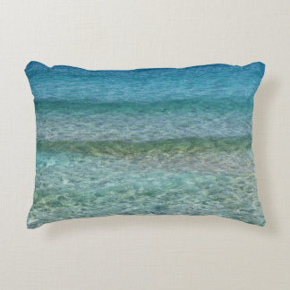 Beautiful Calm Caribbean Sea Accent Pillow