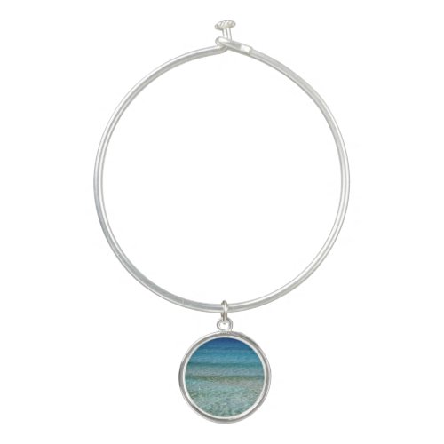 Beautiful Calm Caribbean Sea  Bangle Bracelet