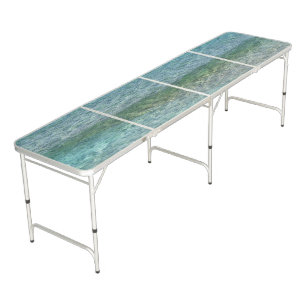 Beautiful Calm Caribbean Sea Beer Pong Table