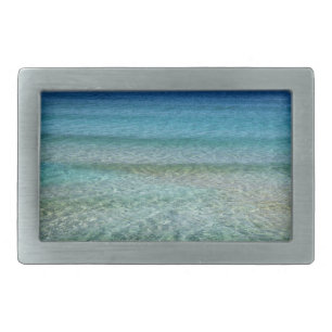 Beautiful Calm Caribbean Sea Belt Buckle