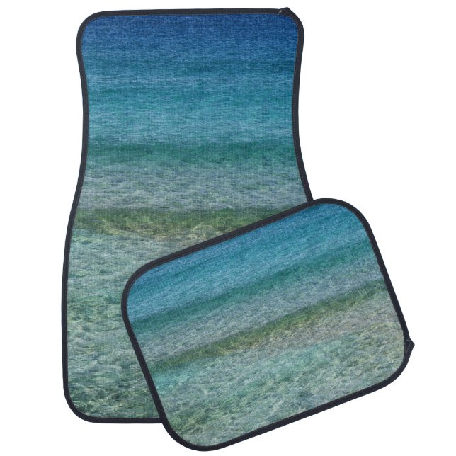 Beautiful Calm Caribbean Sea  Car Floor Mat (Set)
