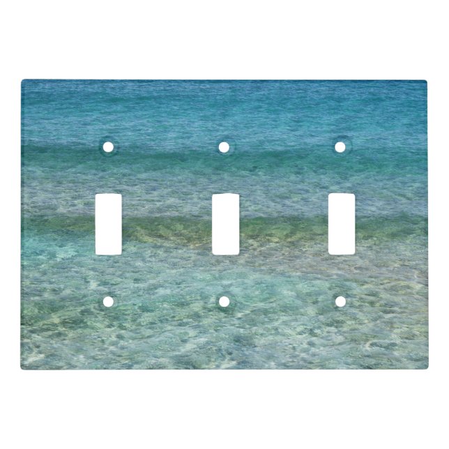Beautiful Calm Caribbean Sea  Light Switch Cover (Front)