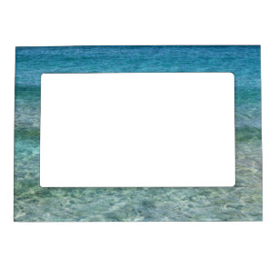 Beautiful Calm Caribbean Sea  Magnetic Frame